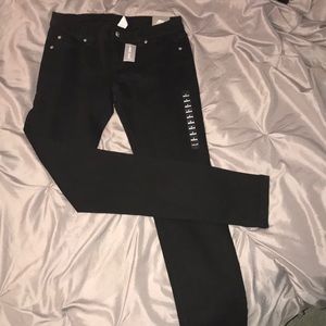Black Denim Skinny Jeans